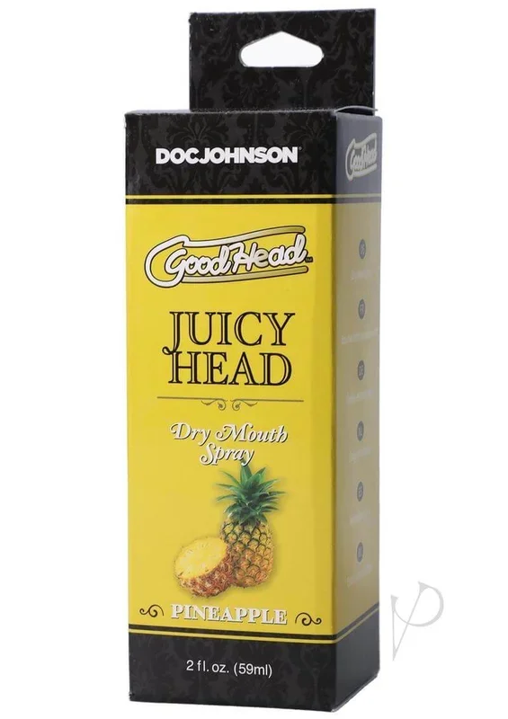 Experience Sensual Delight with GoodHead Juicy Head Pineapple Dry Mouth Spray 2 Oz