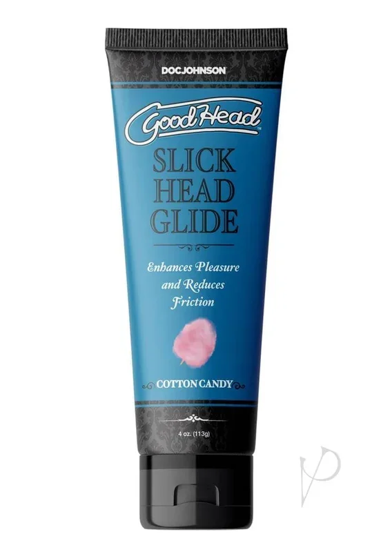 Experience Sweet Sensations with GoodHead Slick Head Cotton Candy Lubricant (4oz Bulk)
