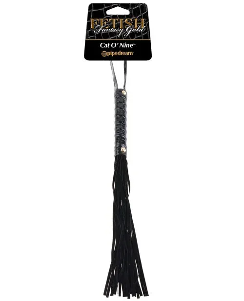 Fetish Fantasy Gold Cat O Nine – Black