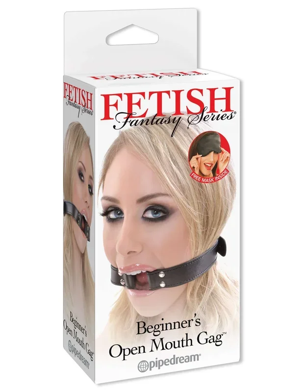 Fetish Fantasy Series Beginners Open Mouth Gag – Beginner-Friendly O-Ring Gag