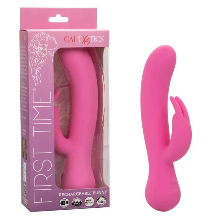 First Time® Rechargeable Bunny – Dual Stimulation, Turbo Boost, Waterproof