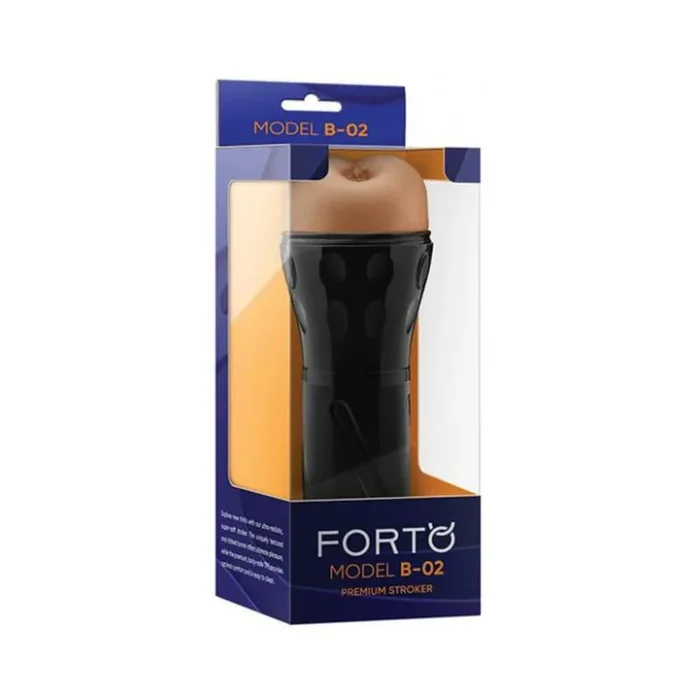 Forto Model B-02 Hard-skin Ass Masturbator – Tan