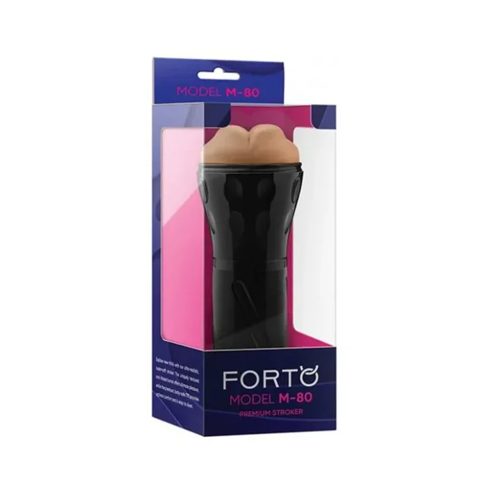 Forto Model M-80 Hard-side Mouth Masturbator – Tan
