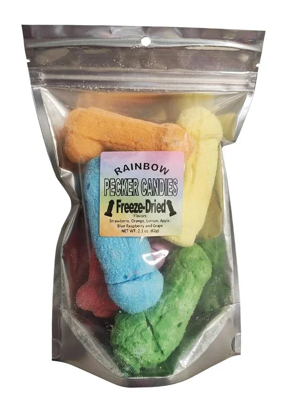 Freeze Dried Rainbow Pecker Candy