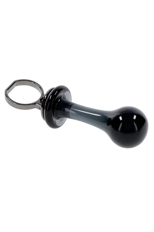 Gender X – Blow Pop Glass Anal Plug – Black