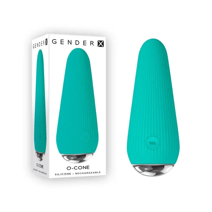 Gender X O-CONE – Blue 10.8 cm (4.25”) USB Rechargeable Bullet