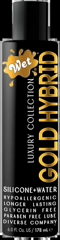 Gold Hybrid Water Silicone Blend 6 Fl. Oz./178mL