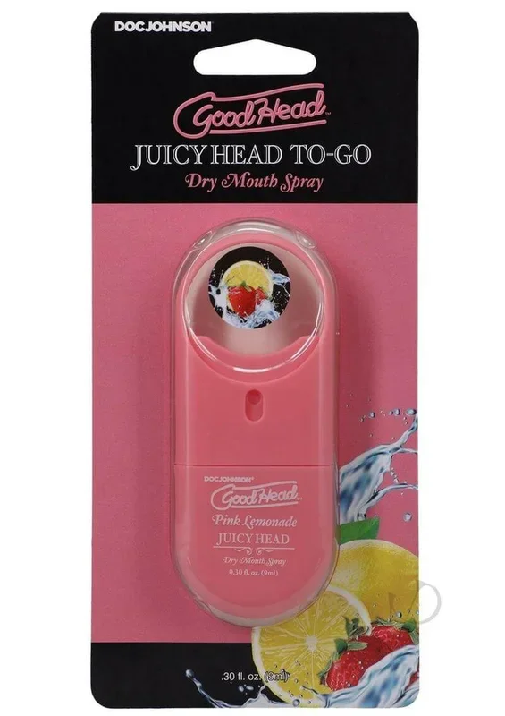 GoodHead Juicy Head Dry Mouth Spray To-Go Pink Lemonade 0.30 oz