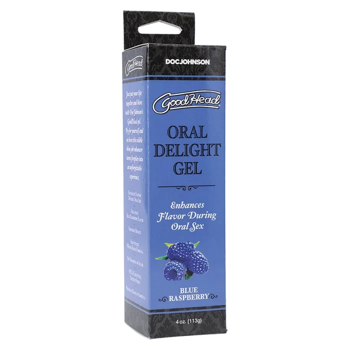 GoodHead Oral Delight Gel-Blue Raspberry 4oz