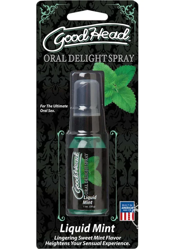 GoodHead Oral Delights Spray – Mint Flavor (1oz): Elevate Your Oral Experience