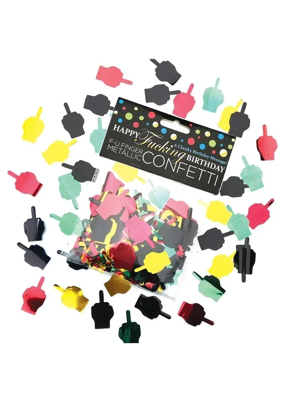 Happy F’n Birthday Fu Finger Confetti