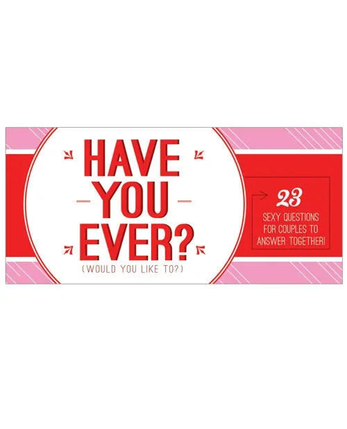 Have You Ever Coupon Book