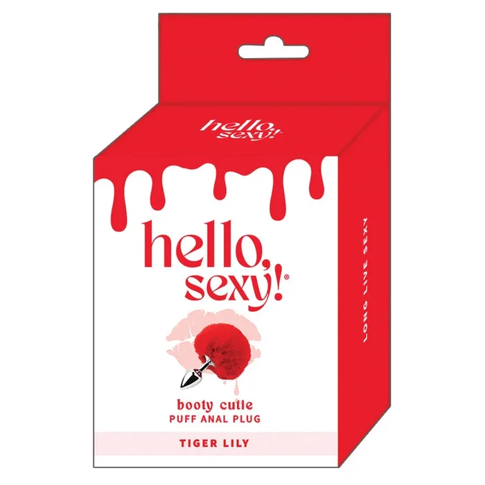 Hello Sexy Booty Cutie Puff Anal Plug – Tiger Lily