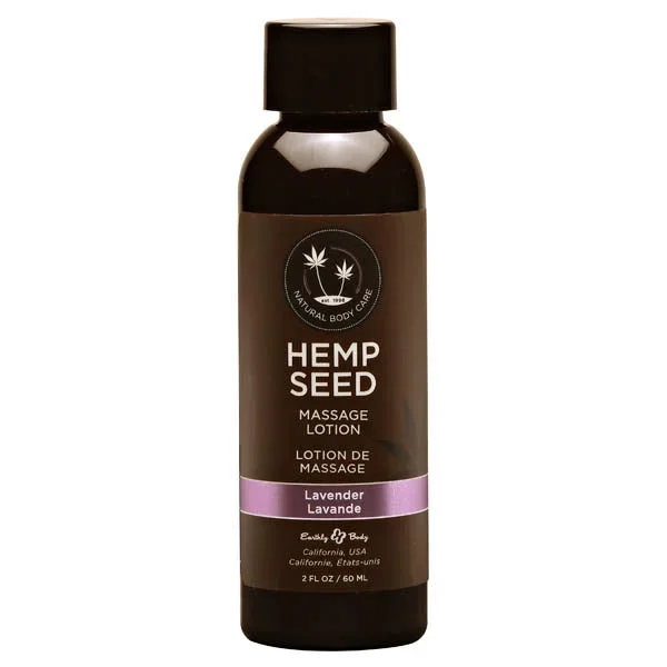 Hemp Seed Massage Lotion – Lavender Scented – 59 ml Bottle