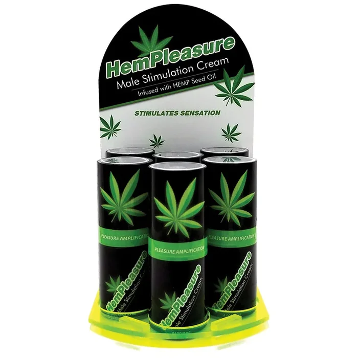 HemPleasure for Men Stimulation Cream .5oz Display of 6