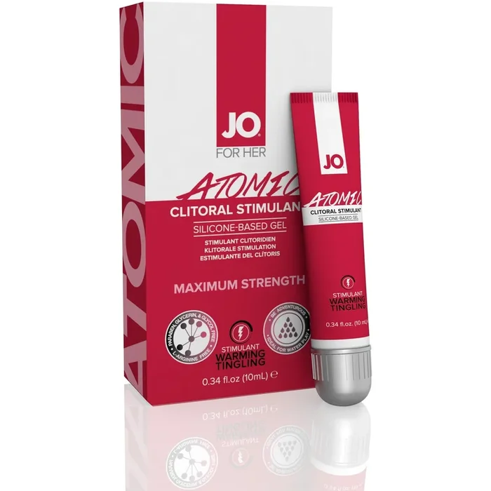Jo Atomic Clitoral Stimulant Silicone Based Gel 0.34oz – Female Sexual Enhancer