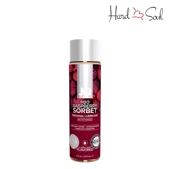 JO H2O Water Based Flavored Lube Raspberry Sorbet 4oz