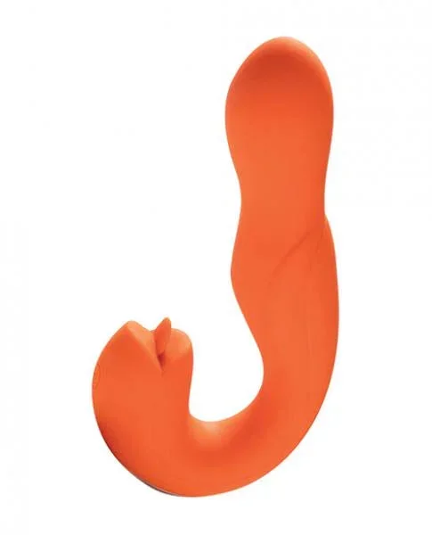 Joi Pro Rotating Head G-spot Vibrator & Clit Licker W/remote – Orange