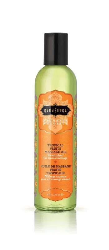 Kama Sutra Naturals Massage Oil Tropical Fruits 8 Oz