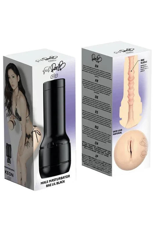 Kiiroo – FeelStar – Rea Lil Black Custom Pussy Stroker
