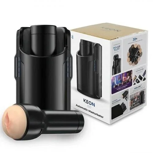 Kiiroo Keon Interactive Automated Masturbator Combo Set With Feel Stroker Included (New Box Launched on Jun 25)(Pre-Order Item)