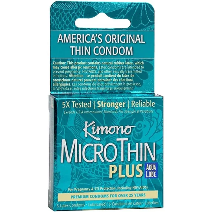 Kimono Micro Thin Condoms with Aqua Lube