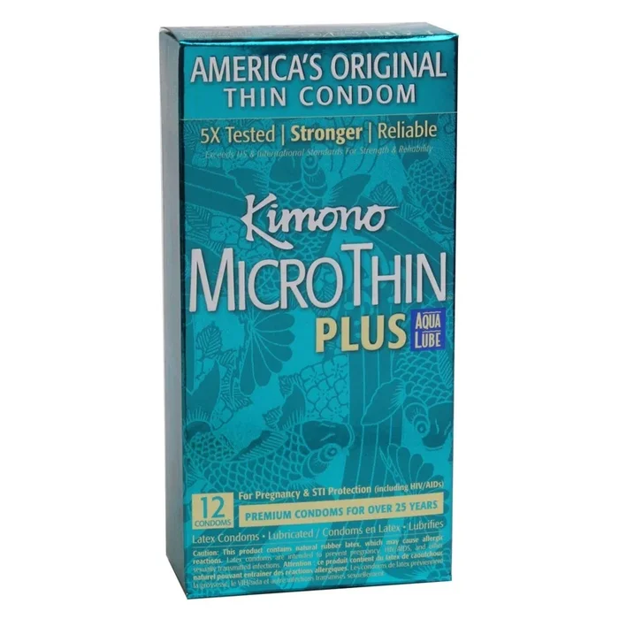 Kimono Microthin W-aqua Lube 12pk