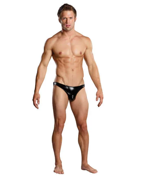 Liquid Onyx Moonshine Jock Briefs Black L/XL from Male Power Underwear
