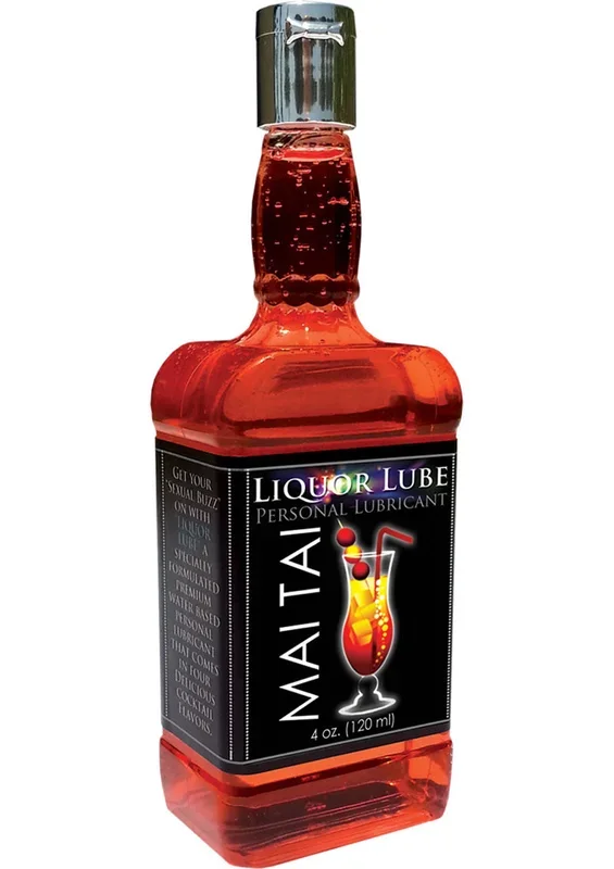 Liquor Lube Water Based Flavored Personal Lubricant Mai Tai