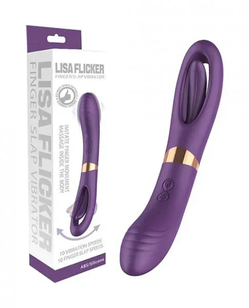 Lisa Flicking G-spot Vibrator – Purple