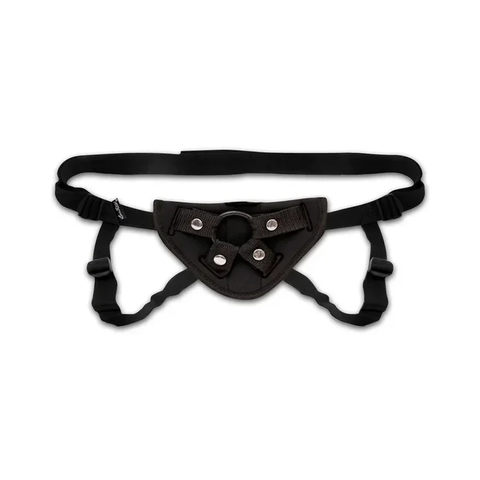 Lux Fetish Neoprene Strap On Harness Black O/S