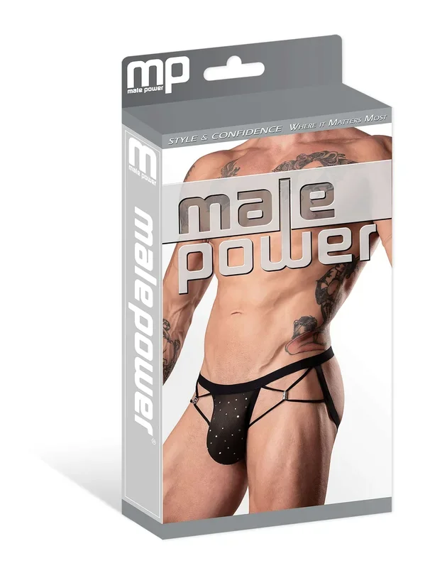 Male Power Show Stopper Jock Black S/M: Elevate Your Style and Confidence