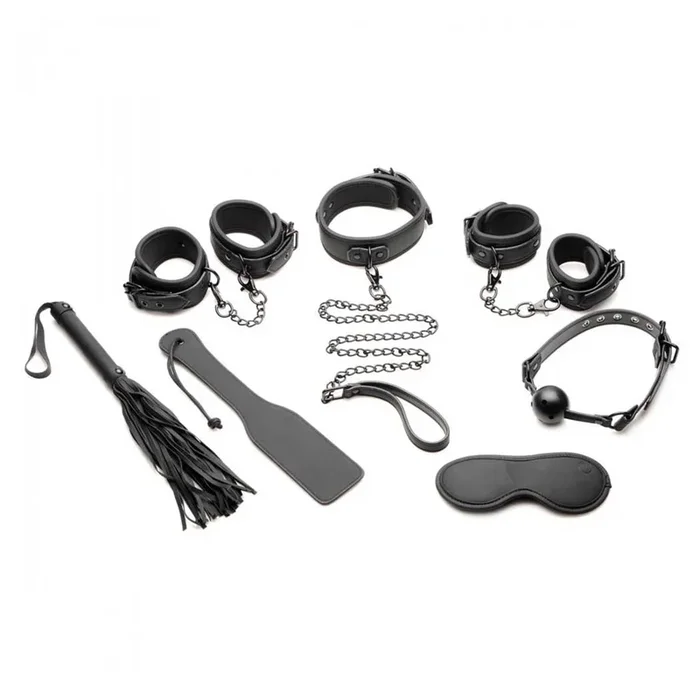 Master Series Master of Kink 10 Piece Deluxe Bondage Set