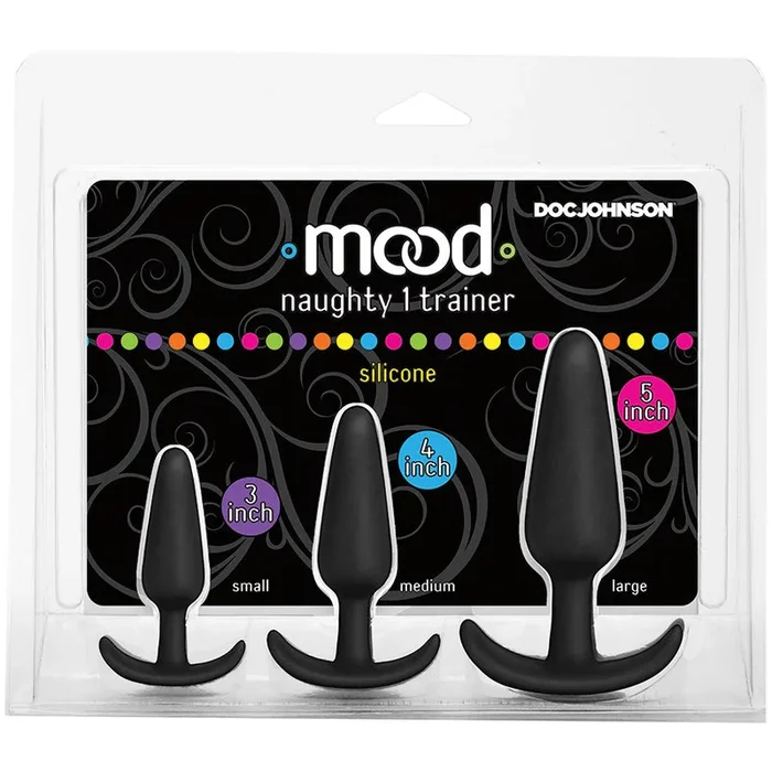 Mood Naughty 1 Silicone Trainer Set – Black