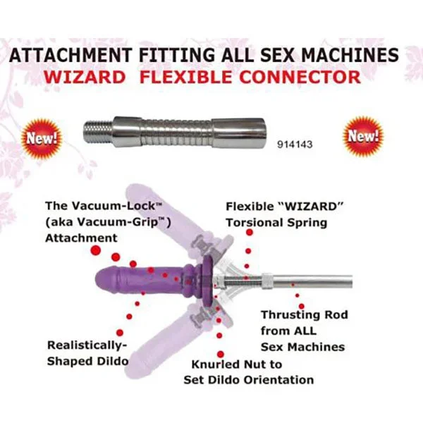 MyWorld Wizard Flexible Connector – Attachement for MyWorld sex machines