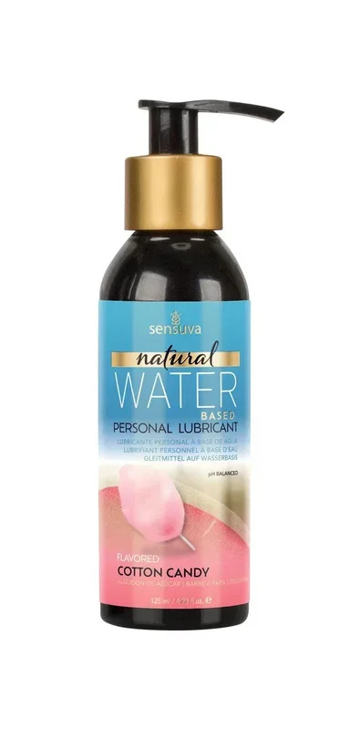 Natural Water-Based Personal Lubricant 4.23 Fl. Oz. – Cotton Candy