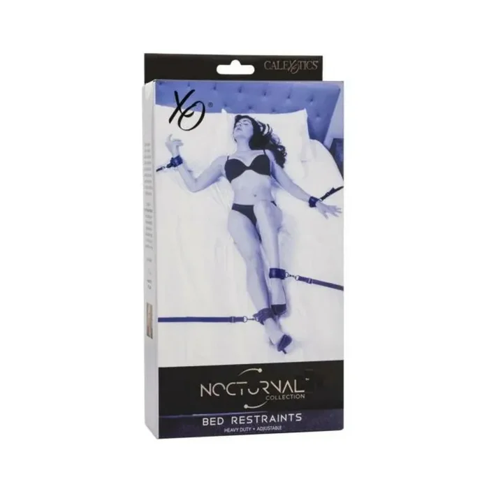 Nocturnal Collection Adjustable Bed Restraints – Black