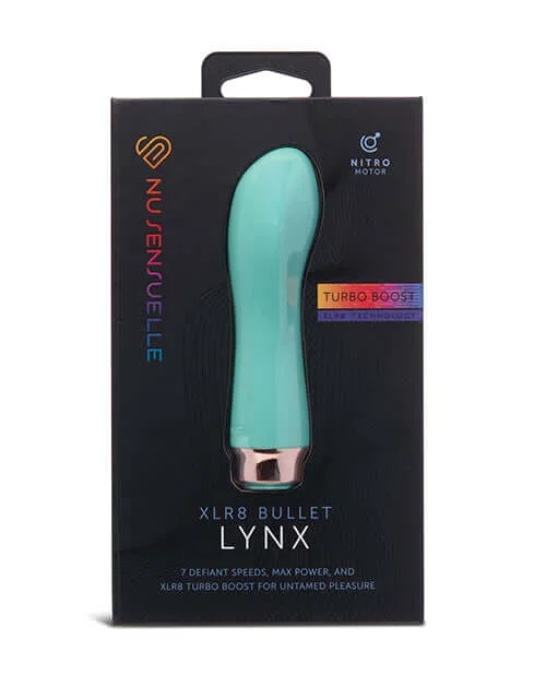 Nu Sensuelle Lynx Bullet Vibrator with Nitro Motor Blue