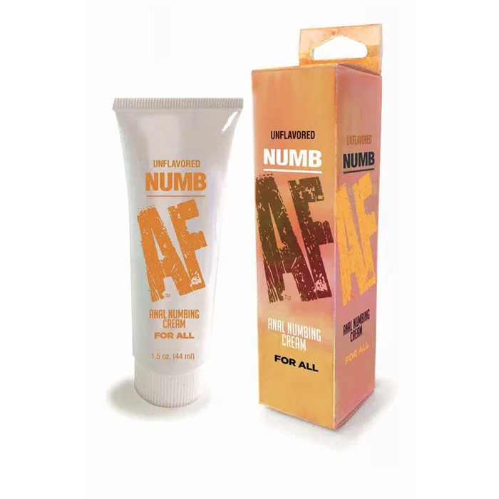 Numb AF – Unflavoured – Unflavoured Anal Numbing Cream – 44 ml Tube