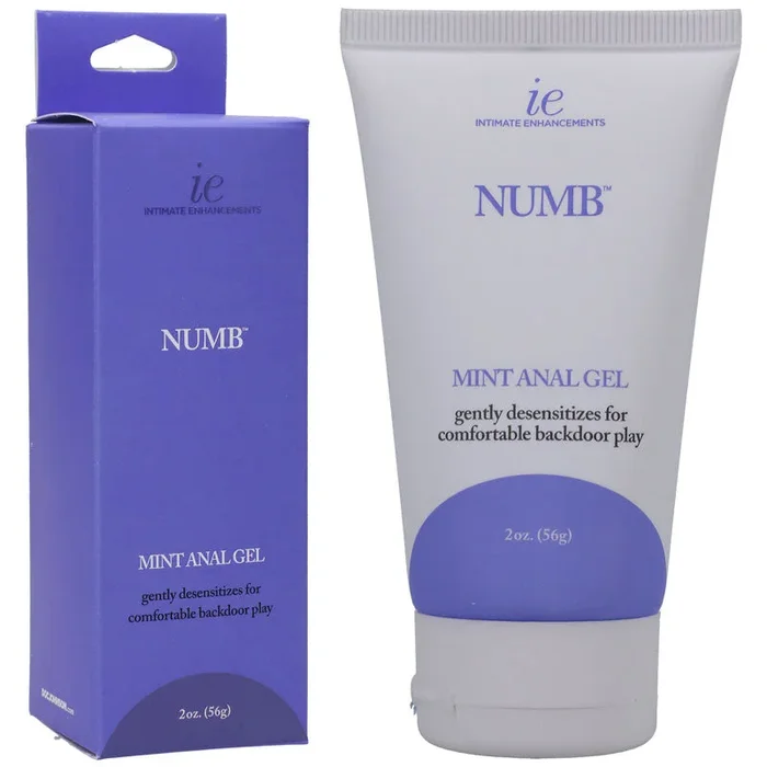 Numb Anal Gel – Mint – Mint Flavoured Numbing Anal Gel – 59 ml Tube