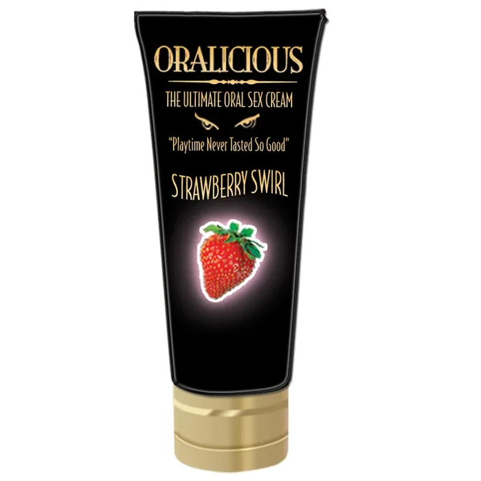 Oralicious Oral Sex Cream – Strawberry Swirl 2oz