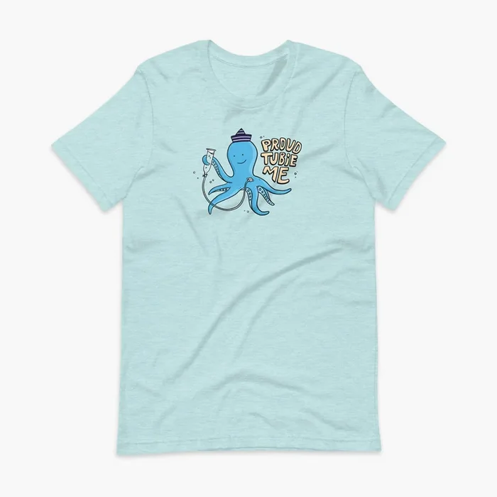 Orgulloso Tubie Me Octopus – Camiseta para adultos