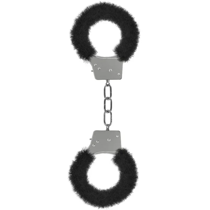 Ouch! Beginner’s Furry Handcuffs-Black