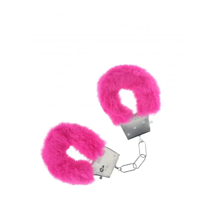 OUCH! Classic Fluffy Cuffs – Pink – Pink Fluffy Restraints