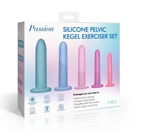 Passion Silicone Pelvic Kegel Exerciser Set 5 Piece