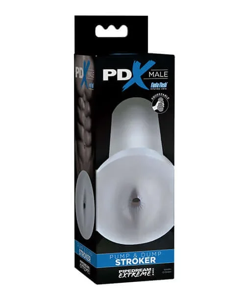 PDX Male Pump and Dump Stroker Clear from Pipedream Products