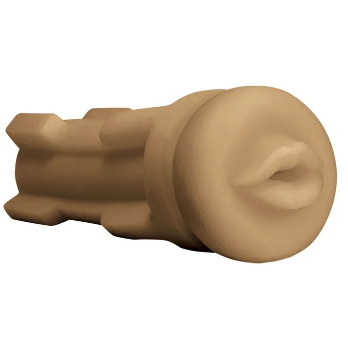 Pinnacle Realistic Blowjob Masturbator Stroker in Brown