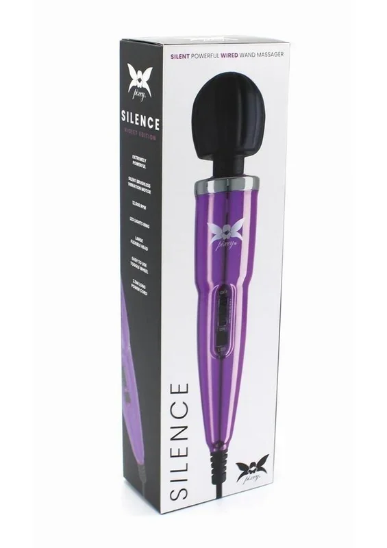 Pixey Silence Rechargeable Body Wand Violet Edition