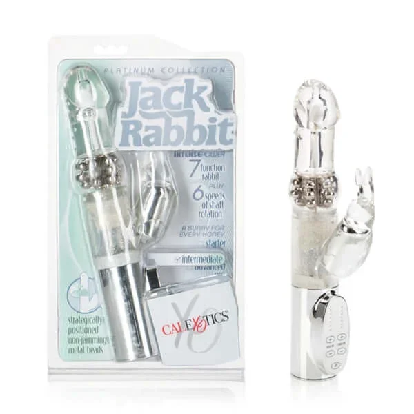 Platinum Collection Jack Rabbit Vibrator Silver