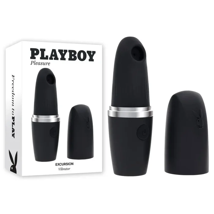 Playboy Pleasure EXCURSION – Black 14.2 cm USB Rechargeable Suction Stimulator